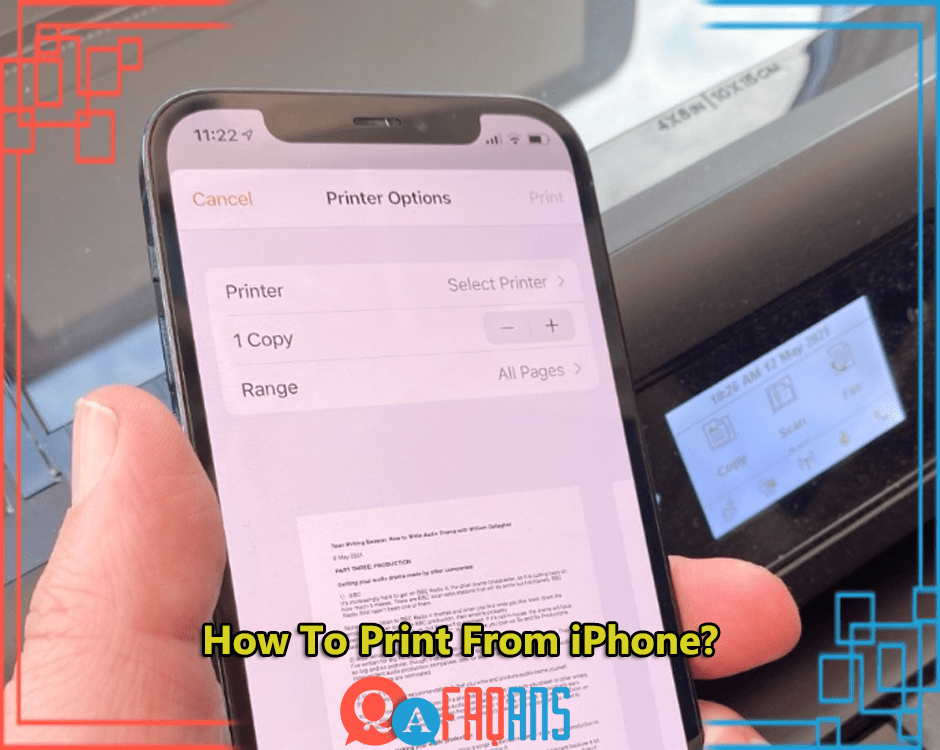 How To Print From iPhone?