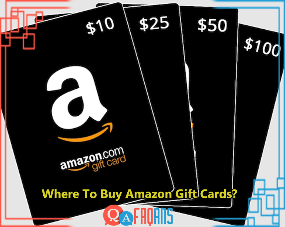 Where To Buy Amazon Gift Cards?